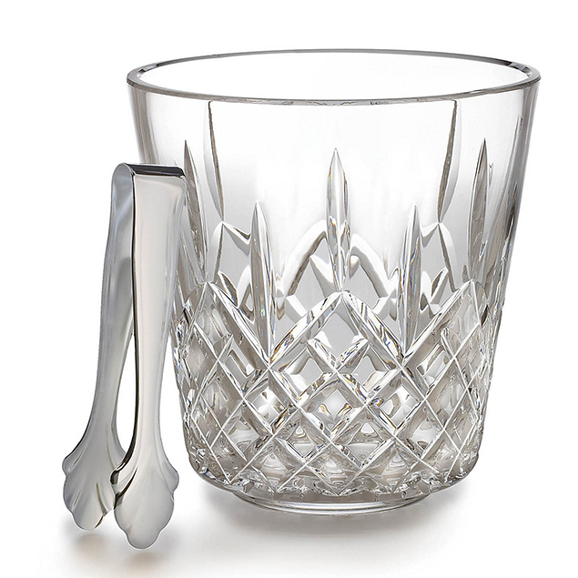 Waterford Crystal Ice Bucket with tongs.